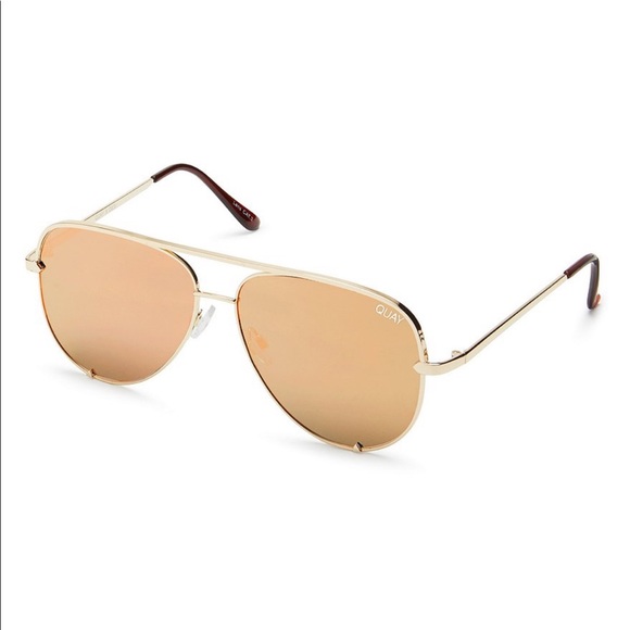 QUAY- High Key Aviators (GOLD/GOLD) - Picture 2 of 3